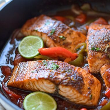 Brown Stew Salmon