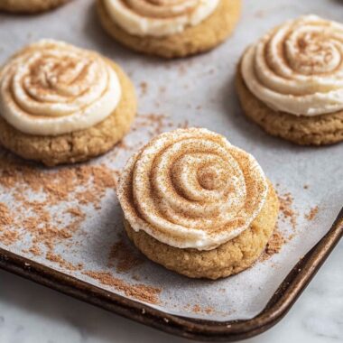 Chewy Crumble Churro Cookies