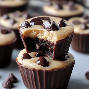 Chocolate Chip Cookie Dough Cups