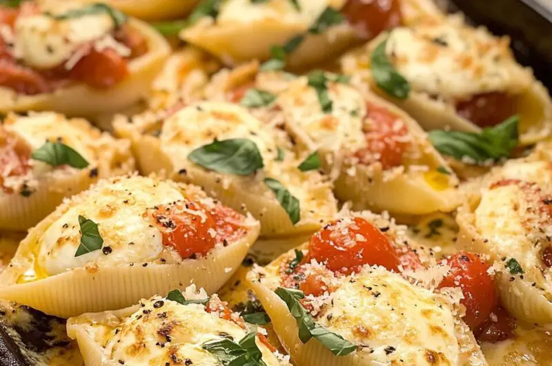 Creamy Caprese Stuffed Shells