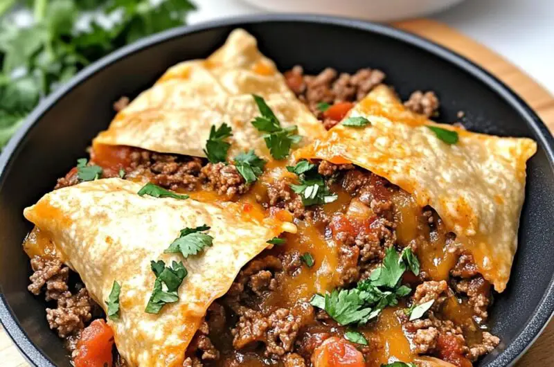 Keto Beef Burrito Skillet