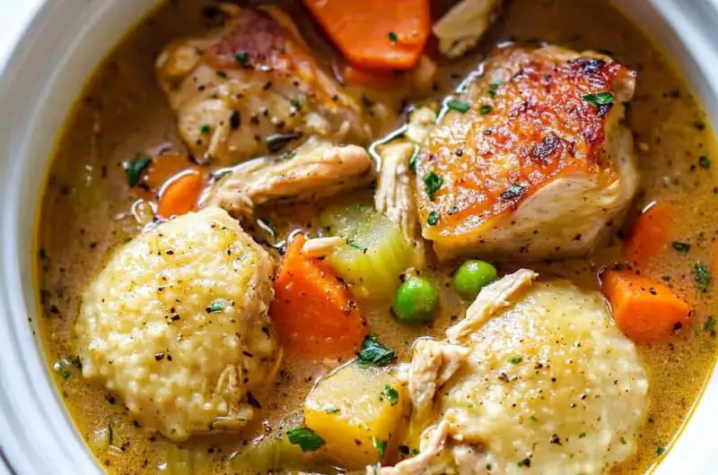 Slow Cooker Chicken and Dumplings