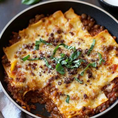 Smoky Skillet Lasagna