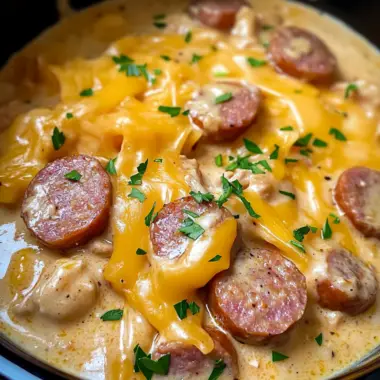 Crockpot Cheesy Chicken Sausage 2 Crockpot Cheesy Chicken Sausage