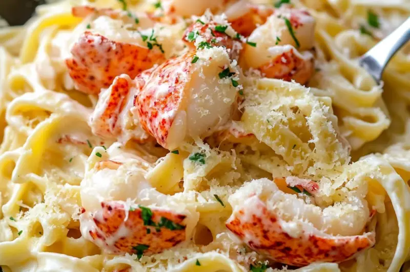 Easy Creamy Lobster Pasta