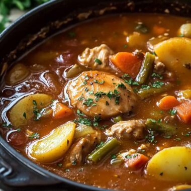 Hearty Chicken Stew Casserole