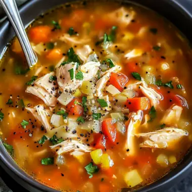 Spicy Chicken Soup (Carrabba’s Copycat)