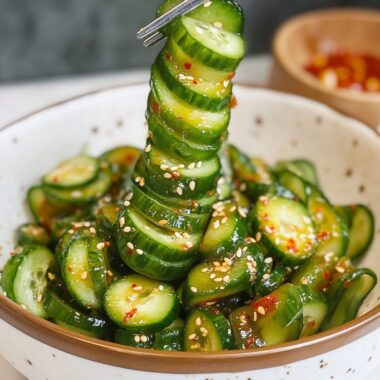 Spiral Cucumber Salad