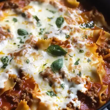 Weeknight Skillet Lasagna