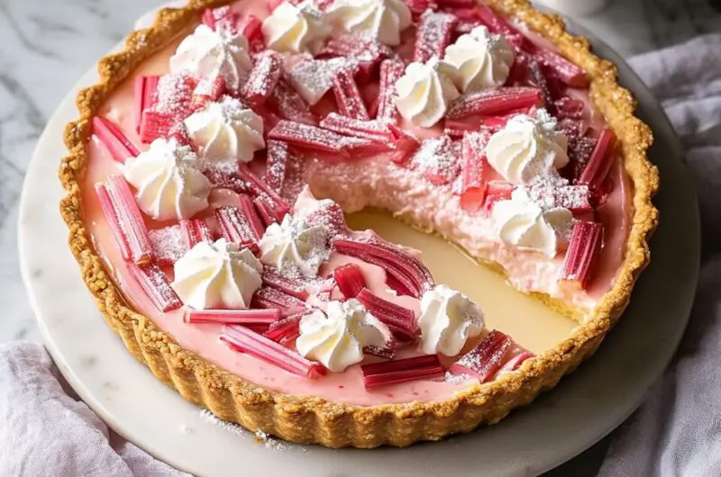 Best Rhubarb Cream Tart