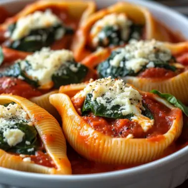 Best Ever Spinach Stuffed Shells 3 Best Ever Spinach Stuffed Shells