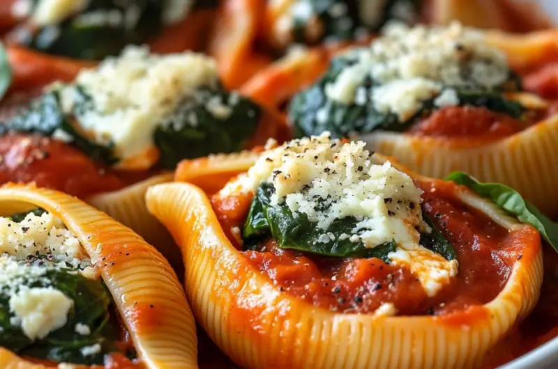 Best Ever Spinach Stuffed Shells