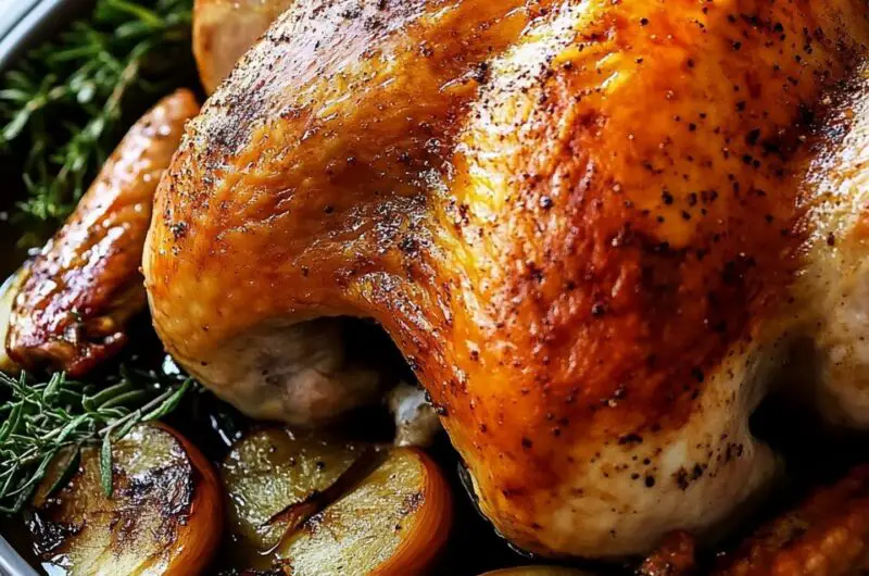 Brined and Roasted Whole Turkey