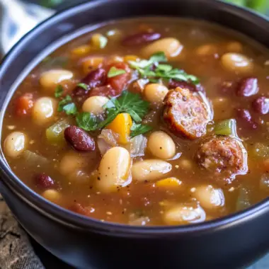 Cajun 15 Bean Soup 3 Cajun 15 Bean Soup
