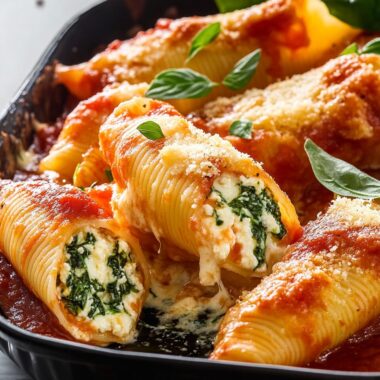 Spinach Stuffed Jumbo Shells