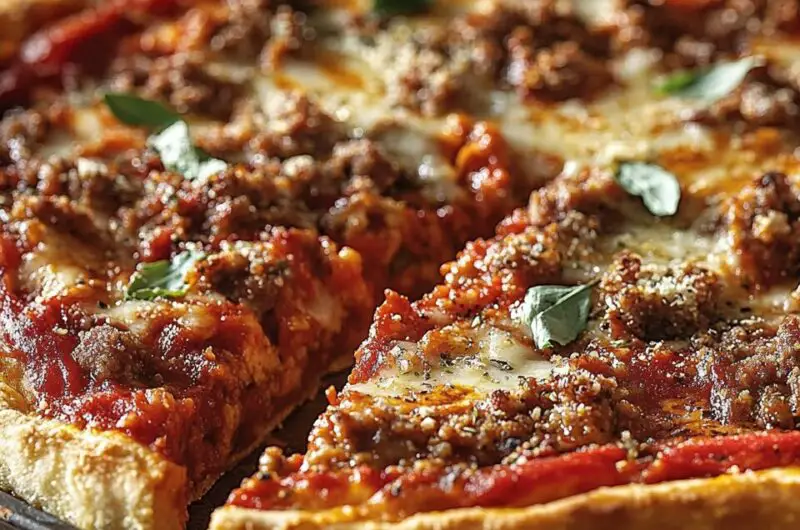 Chicago-Style Deep Dish Pizza