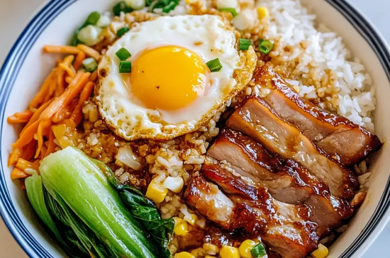 Chinese Mixed Rice Bowl