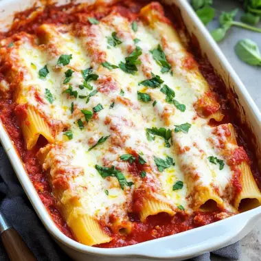 Classic Baked Manicotti