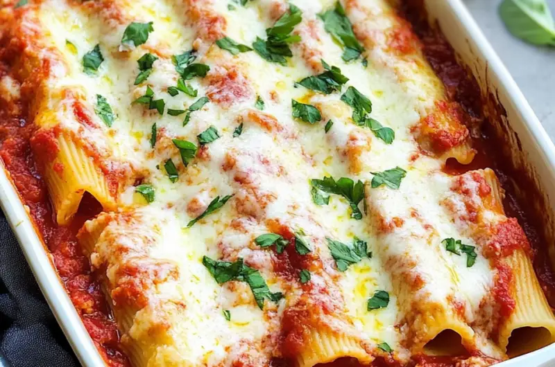 Classic Baked Manicotti