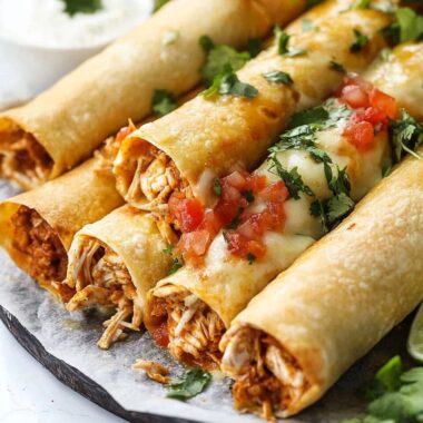 Creamy Chicken Taquitos