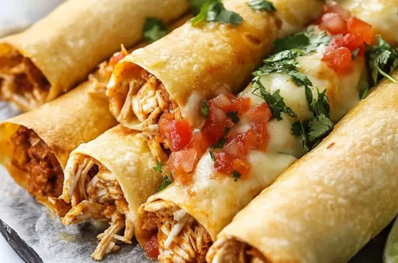 Creamy Chicken Taquitos