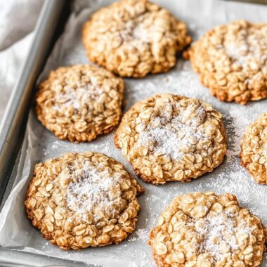 Easy Gooey Butter Oatmeal Cookies