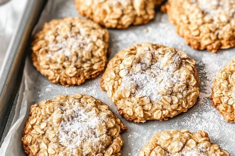 Easy Gooey Butter Oatmeal Cookies