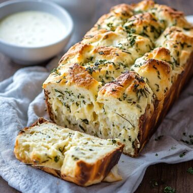 Garlic Herb and Cheese Pull-Apart Bread