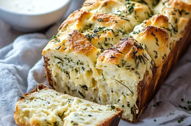 Garlic Herb and Cheese Pull-Apart Bread