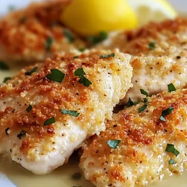 Lemon Pecorino Crusted Chicken