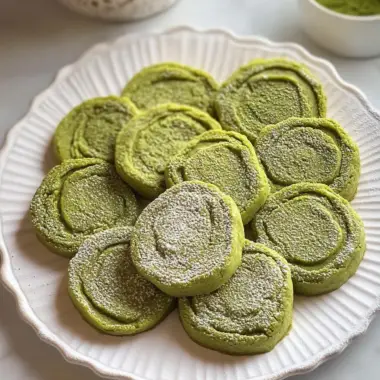 Matcha Butter Cookies