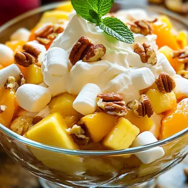 Millionaire Peach Salad