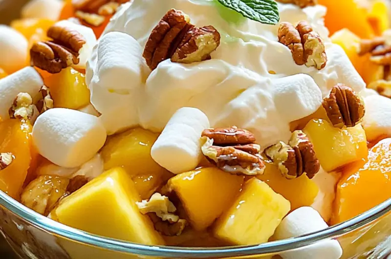 Millionaire Peach Salad