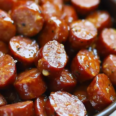 Slow Cooker Honey Mustard Kielbasa Bites