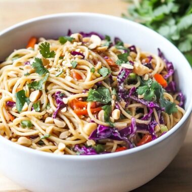 Spicy Thai Spaghetti Salad