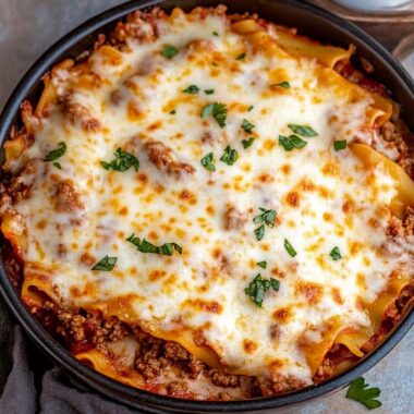 Best Ever Skillet Lasagna