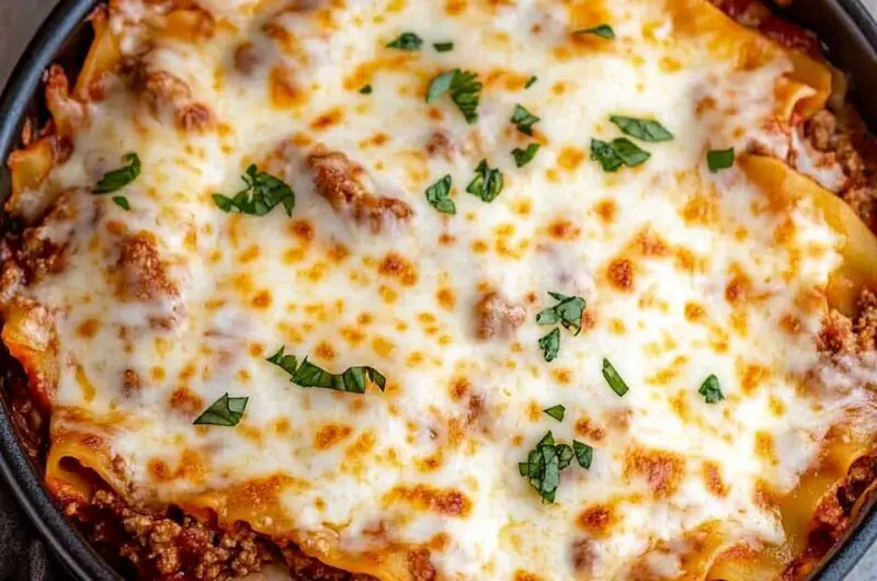 Best Ever Skillet Lasagna