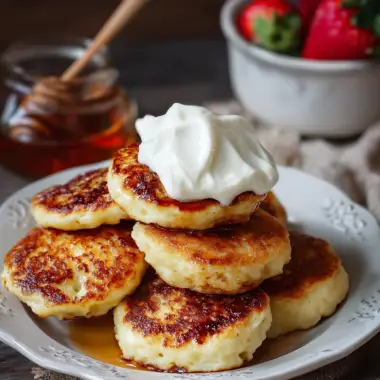 Syrniki Cottage Cheese Pancakes