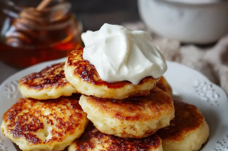 Syrniki Cottage Cheese Pancakes