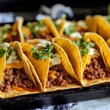 Crispy Ground Beef Tacos