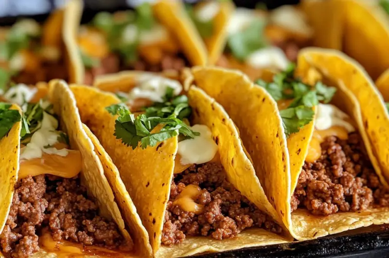 Crispy Ground Beef Tacos
