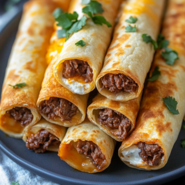 Crispy Shredded Beef Taquitos 3 Crispy Shredded Beef Taquitos