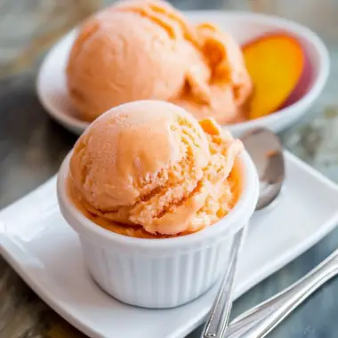 Peach Frozen Yogurt