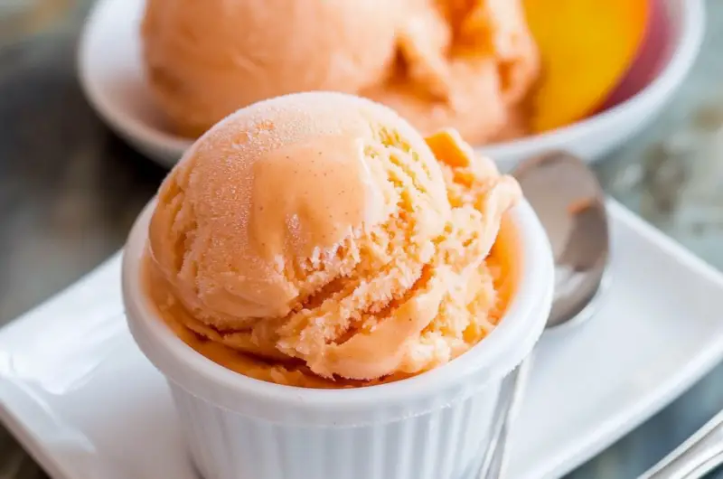 Peach Frozen Yogurt