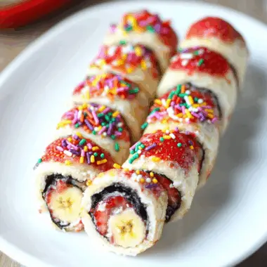 Breakfast Sushi Rolls