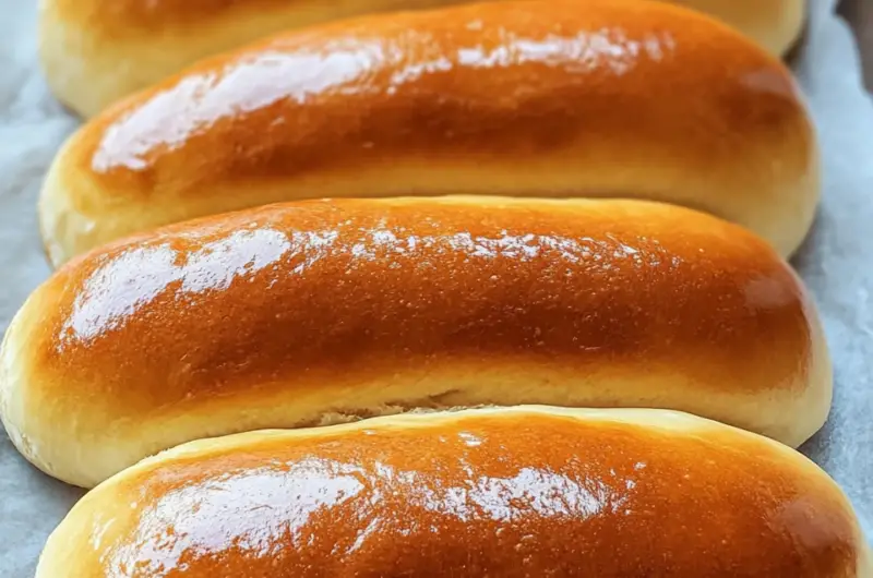 Homemade Hot Dog Buns