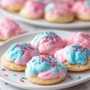 Cotton Candy Cookies