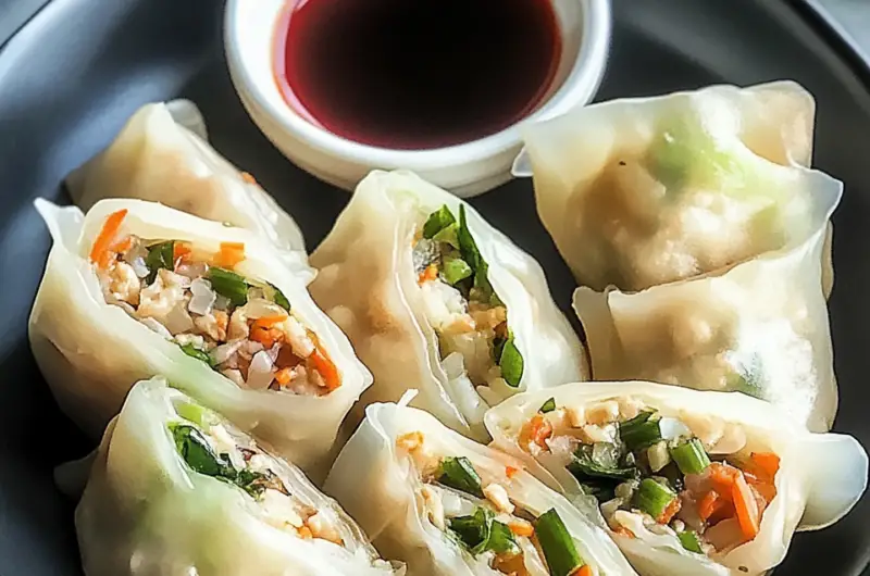 Crispy Rice Paper Dumplings