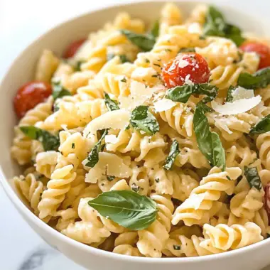Best Ever Lemon Basil Pasta Salad