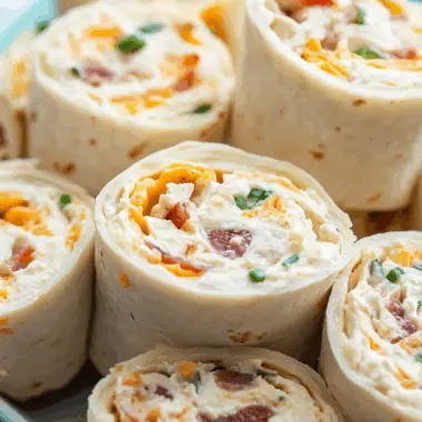 Chicken Bacon Ranch Pinwheels
